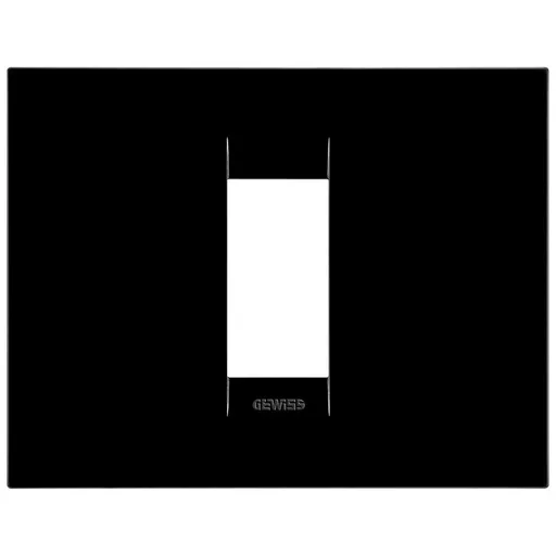 Rama ornament 1 modul Gewiss Chorus Geo GW16401TN, negru toner