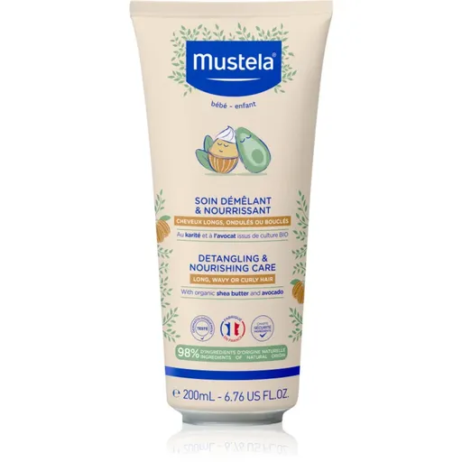 Mustela Detangling & Nourishing sampon pentru copii pentru par usor de pieptanat 200 ml