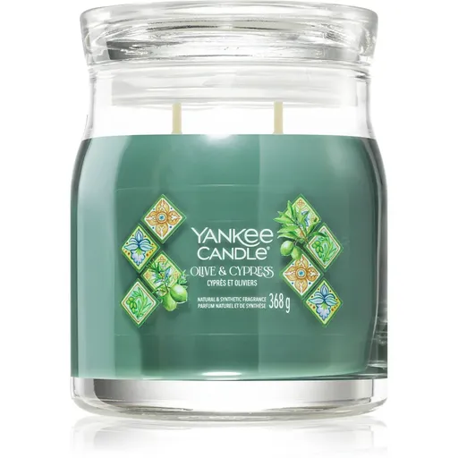 Yankee Candle Olive & Cypress lumânare parfumată 368 g
