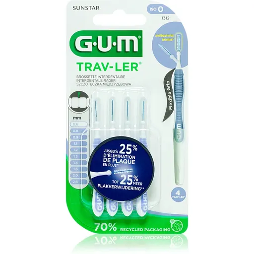 G.U.M Trav-Ler Interdental perie interdentara 0,6 mm 4 buc