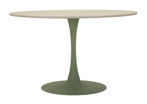 Masa dining Stockholm, Mauro Ferretti, 120x120x76 cm, MDF/fier, verde