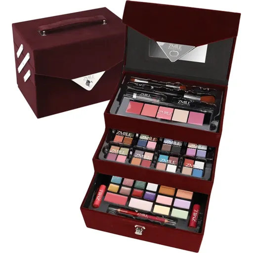 ZMILE COSMETICS Beauty Case Velvety servietă pentru cosmetice Dark Berry