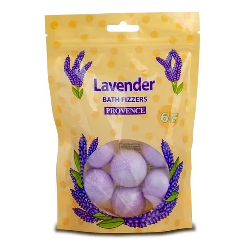 Bile de baie Provence Lavender, 6 buc, galben