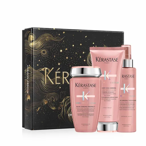 Set De Ingrijire Pentru Par Vopsit Kérastase Chroma Absolu Fondant Holiday 2024 Sampon Hranitor 250ml + Balsam de par 2