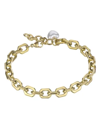 Marc Malone Brățară placată cu aur și perlă Hattie Gold Bracelet MCB24016G