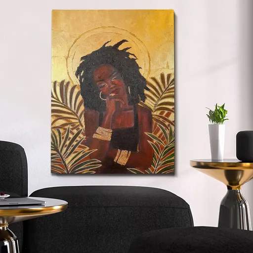 Tablou decorativ, OPG46123, Cadru: 100% LEMN (grosime: 3 cm), Multicolor