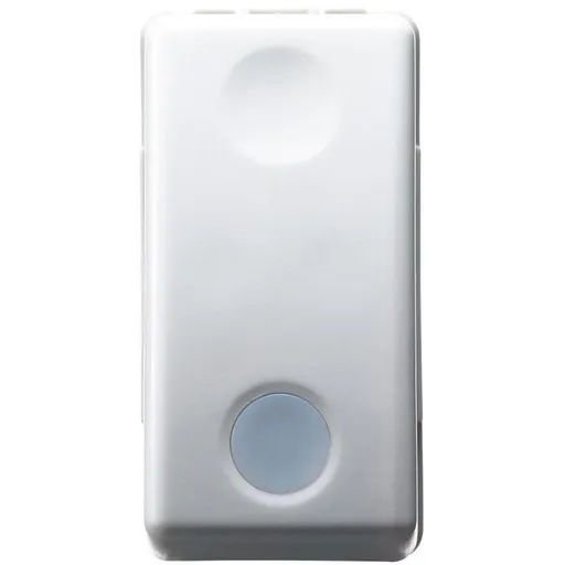 Intrerupator cap scara 1 modul cu led Gewiss System GW20577, alb