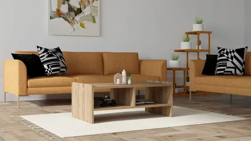 Masuta de cafea, Hanah Home, Pera, 90x35x50 cm, Maro