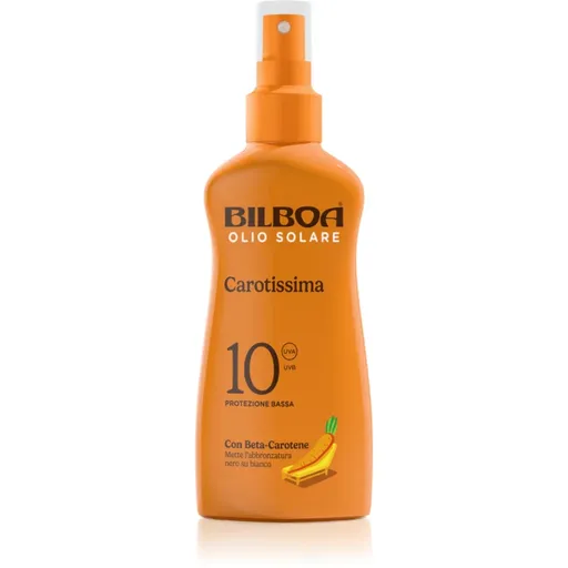 Bilboa Carotissima Olio ulei spray pentru bronzare cu beta-caroten SPF 10 200 ml