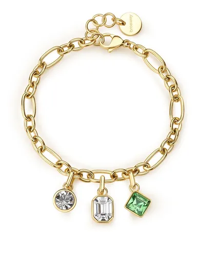 Brosway Brățară frumoasă placată cu aur cu pandantive Symphonia BYM196