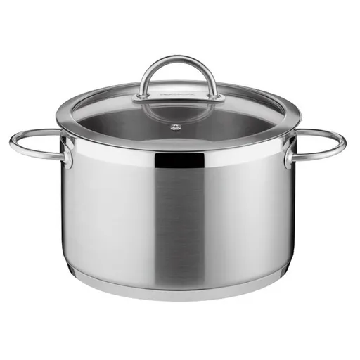 Tescoma Oală cu capac VISION, 22 cm, 22 cm