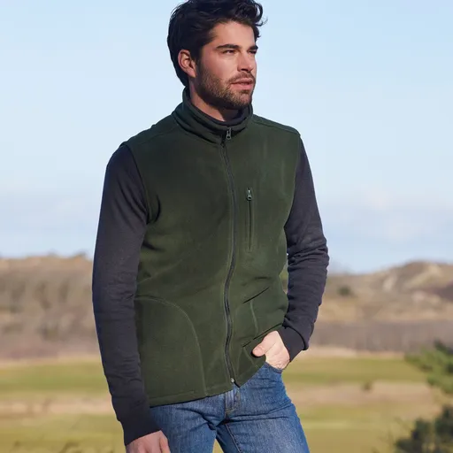 Vesta cu fermoar, microfleece