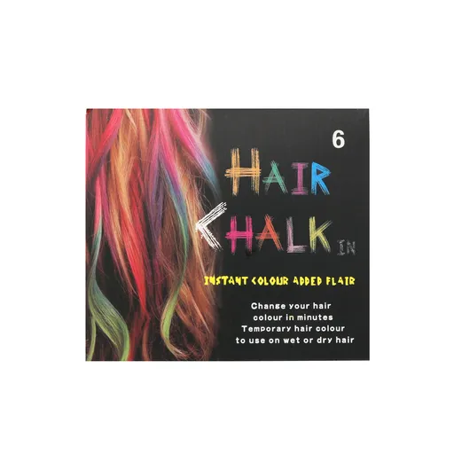 Creta pentru Vopsit Colorat Temporar Parul, 6 Culori