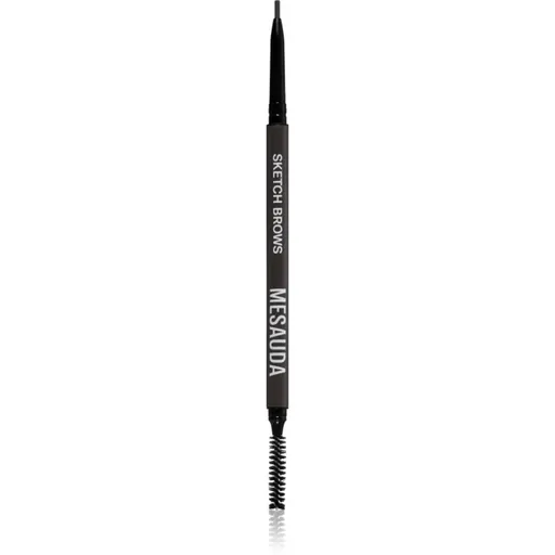 Mesauda Milano Sketch Brows creion pentru sprancene cu pensula culoare 104 Dark 0,09 g