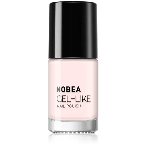 NOBEA Day-to-Day Gel-like Nail Polish lac de unghii cu efect de gel culoare Antique white #N63 6 ml