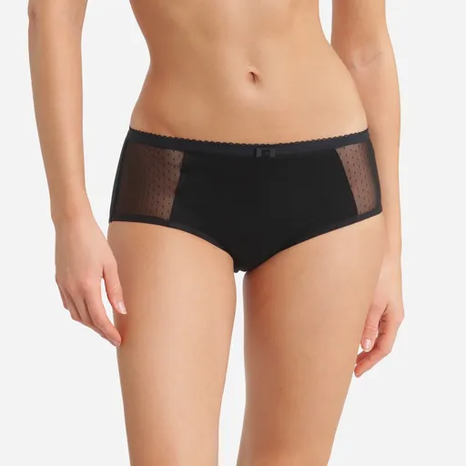 Pantaloni scurți menstruali din bumbac organic* Dim Protect, pentru menstruație moderată