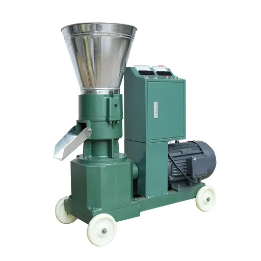 Granulator furaje KL-200 PROFI cu 3 matrite, motor inclus de 7.5 KW, 300 Kg/h, transmisie reductor