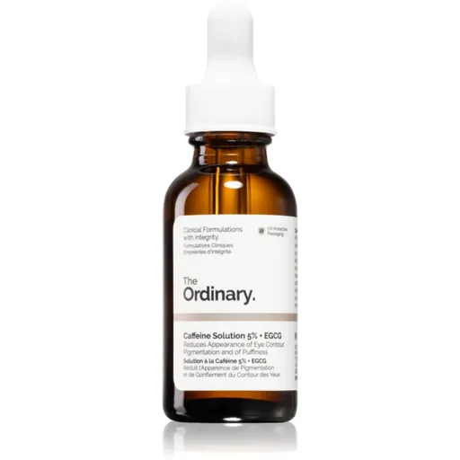 The Ordinary Caffeine Solution 5% + EGCG Eye Serum ser pentru ochi împotriva ridurilor și a cearcănelor întunecate 30 ml