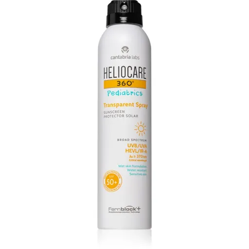 Heliocare 360° Pediatrics Transparent Spray spray protector pentru copii SPF 50+ 200 ml