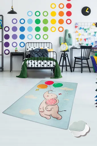 Covor, Balloons, 100x160 cm, Multicolor