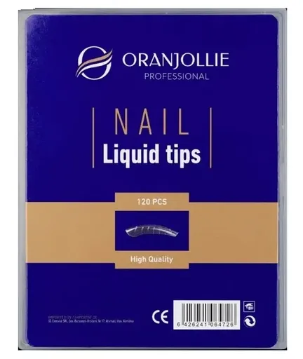 Tipsuri Unghii Liquid Tips Polygel 120pcs M734 Oranjollie