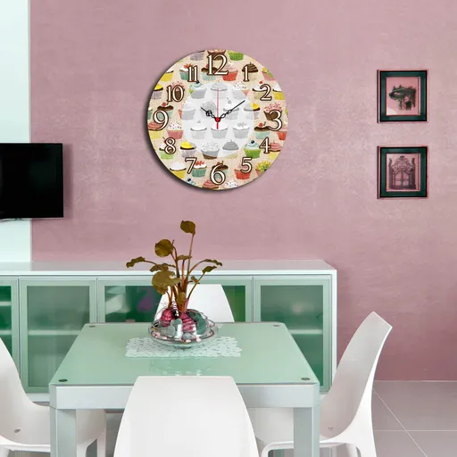 Ceas de perete, Ms-46, ø40 cm, Multicolor