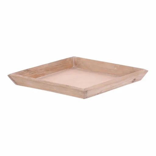 Tavă din lemn Riaza maro, 26 x 26 x 3 cm
