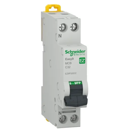 Siguranta automata 1P+N 32A Schneider Easy9 EZ9P32632