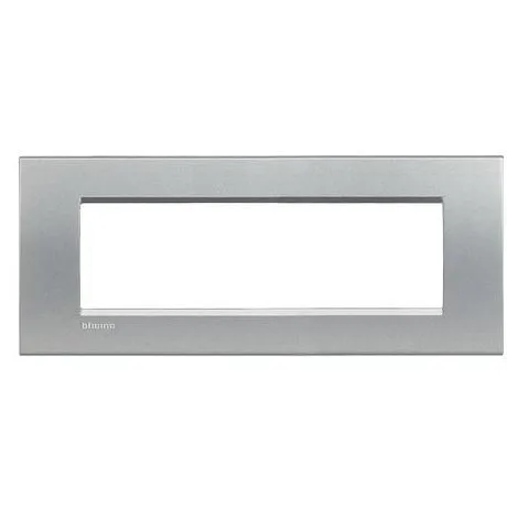 Rama ornament 7 module Living Light Bticino LNA4807TE, argintiu
