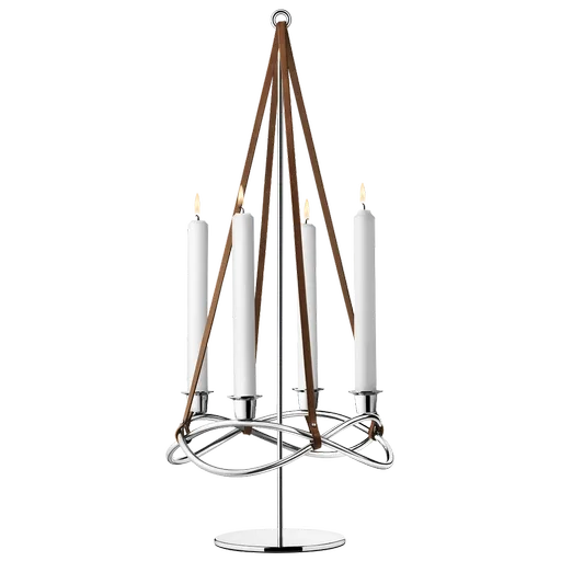 Cuier pentru sfeșnicul de Crăciun în formă de coroniță de Advent - Georg Jensen