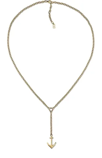 Tommy Hilfiger Colier stilat placat cu aur Ancoră 2700922