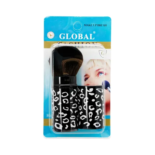 Pensula Retractabila pentru Pudra Global Fashion - Black