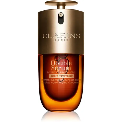 Clarins Double Serum Light Texture ser intensiv împotriva îmbătrânirii pielii 30 ml