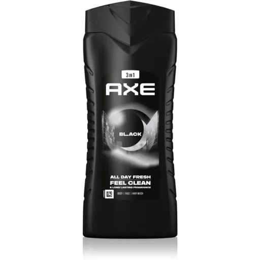 Axe Black gel de dus pentru față, corp și păr 400 ml
