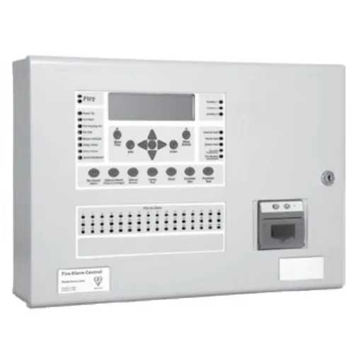 Centrala de incendiu cu 4 bucle Kentec ENH63964 03 cu 96 LED-uri de zona, montaj aparent