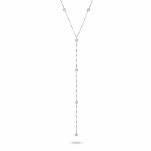 Brilio Silver Colier uimitor din argint cu lănțișor ornamental NCL210W