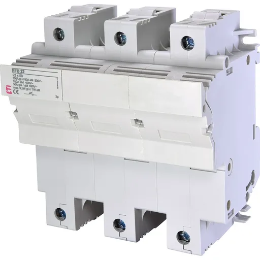 Separator tip sertar ETI0 fara LED 3P 100A 22x58mm 690VAC Eti 002570004