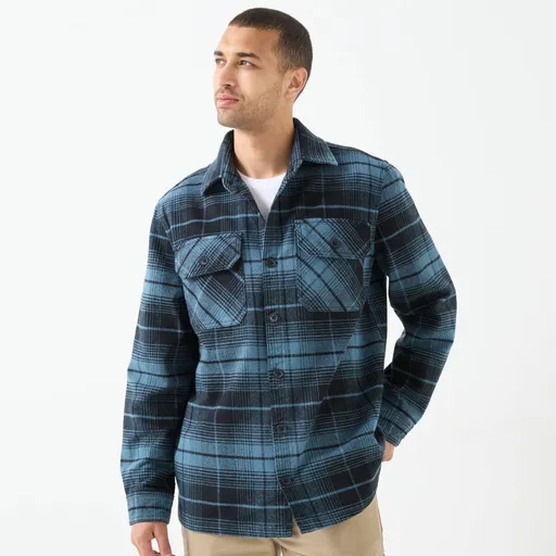 Cămașă de flanel în carouri