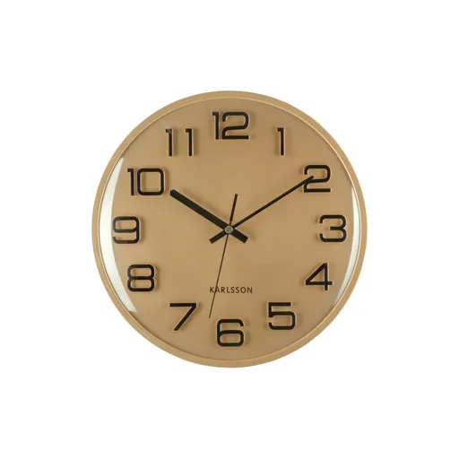 Karlsson 6022GD ceas de perete design auriu, diametru 30 cm, auriu