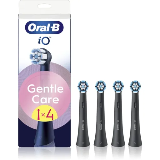 Oral-B iO Gentle Care capete de schimb pentru gingii sensibile Black 4 buc