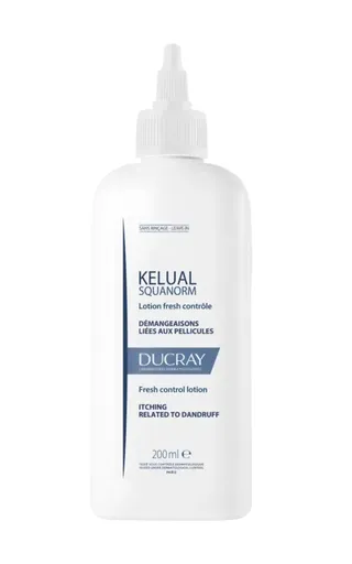 Ducray Loțiune tonică pentru păr cu mătreață Kelual Squanorm (Fresh Control Lotion) 200 ml
