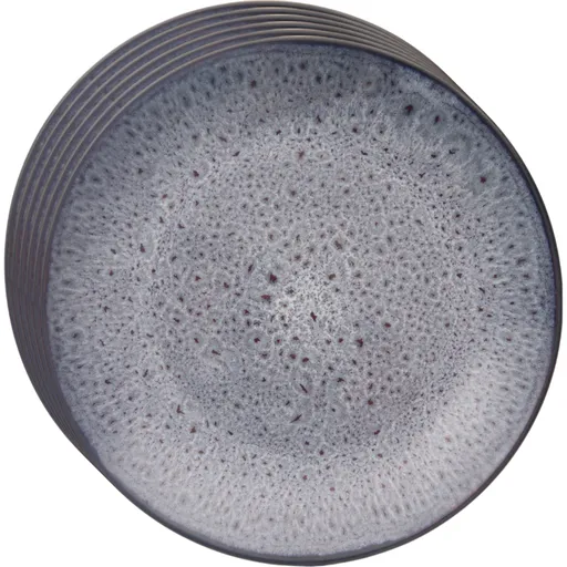 Orion Set de farfurii de desert din ceramică Glaze violet 20,5 cm, 6 buc., mov