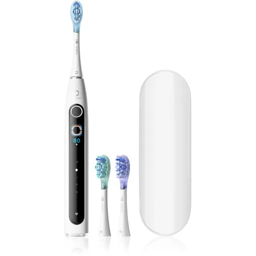 Oclean X Pro 20 Set periuta de dinti cu ultrasunete + 2 capete de schimb cu trusă de călătorie White