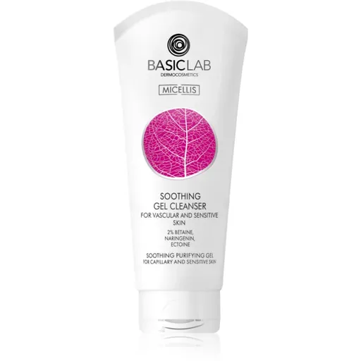 BasicLab Dermocosmetics Micellis gel calmant de curatare pentru piele sensibila si inrosita 100 ml