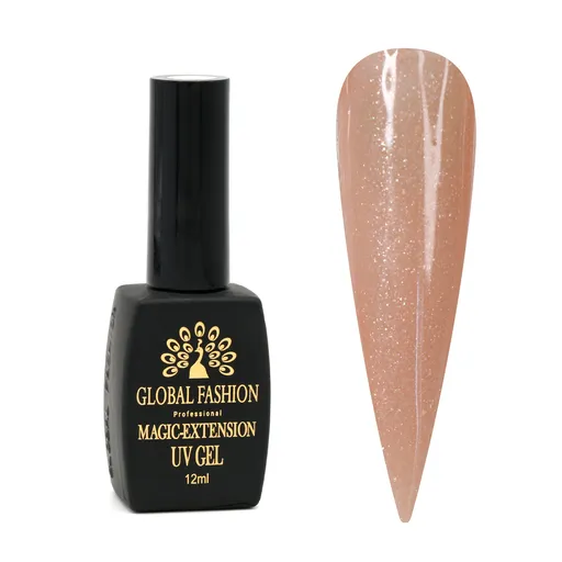 Gel Constructie Unghii cu Sclipici Magic Extension 12 ml, Nude G10, TPO Free