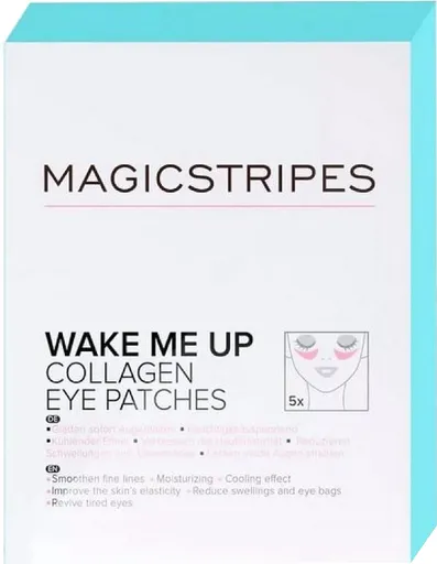 MAGICSTRIPES Mască cu colagen pentru zona ochilor(Wake Me Up Collagen Eye Patches) 5 buc.