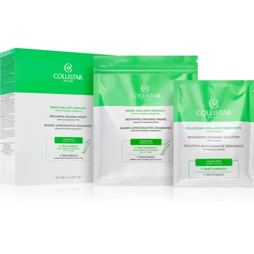 Collistar Reshaping Draining Wraps bandaje termo pentru celulită 2x100 ml