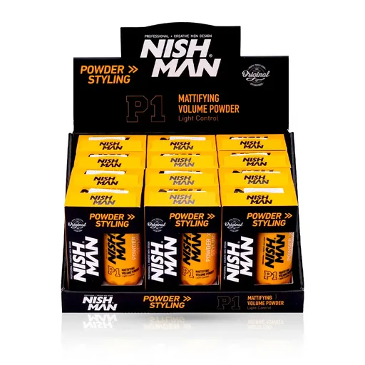 Pachet Pudra de Volum Nish Man 20g, 12 buc