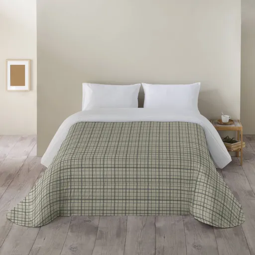 Pătură din microfibră cu carouri 200g/m2