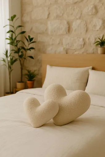 Perna, Teddy Kalp Big, 42x45x12 cm, Poliester, Bej deschis